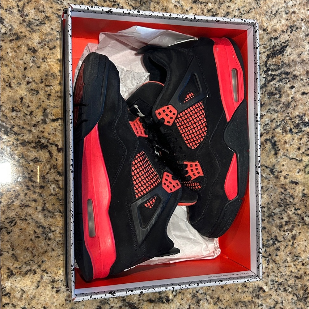 Nike Air Jordan 4 retro red and black